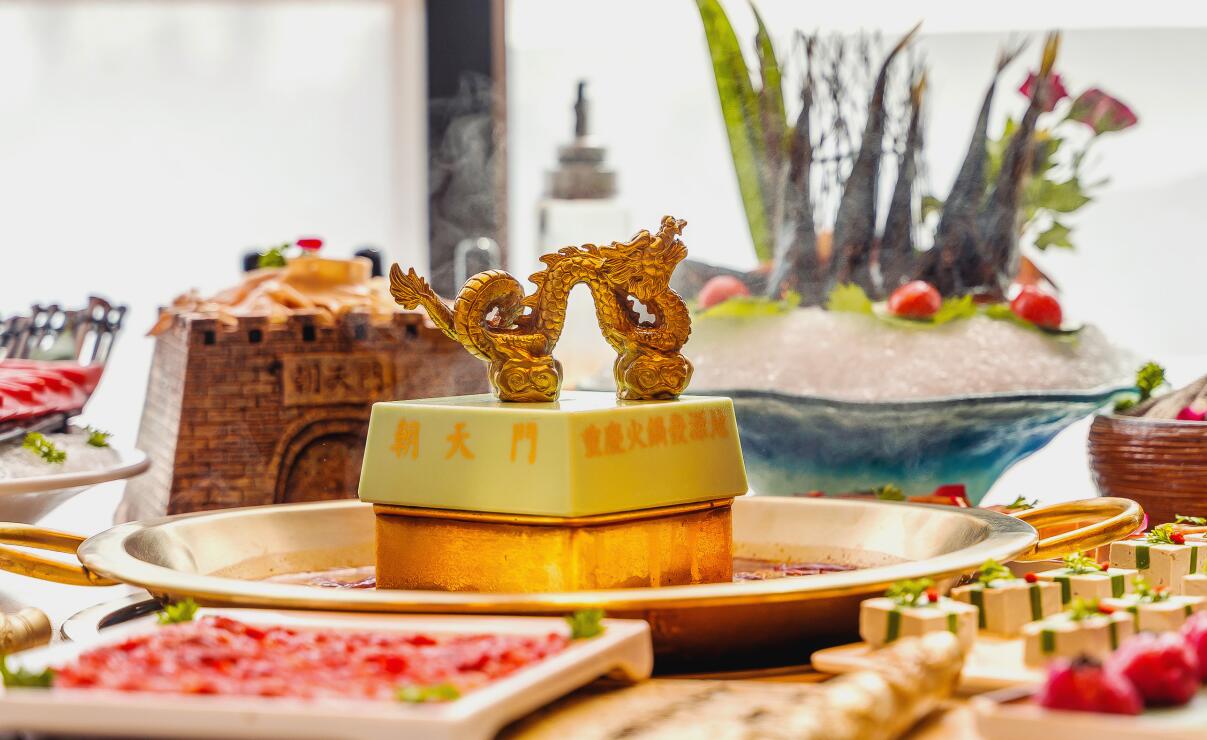 黃瓜條圣誕樹，圣誕氣氛火鍋菜品，氛圍感拉滿！